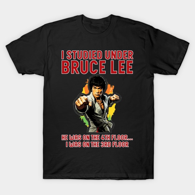 Vintage Bruce Movie Jeet Kune Do Be Water Lee T-Shirt by Garmentcrooks